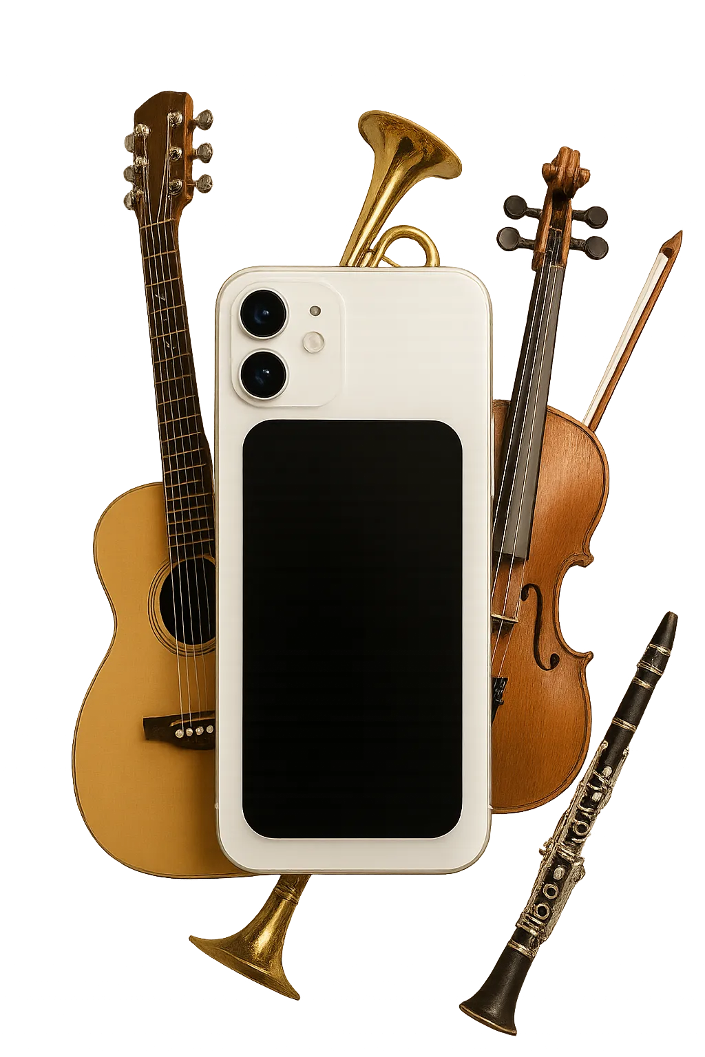 Tunable music practice app interface